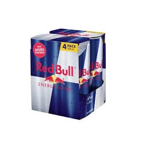 red bull 25cl x 4 unidades