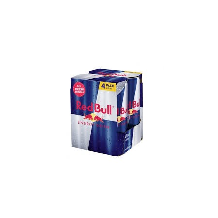 red bull 25cl x 4 unidades