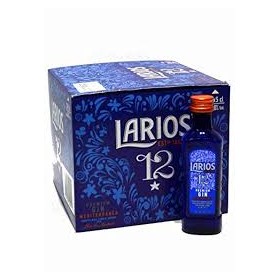 mini whisky larios 12 anos 5cl x 20 unidades
