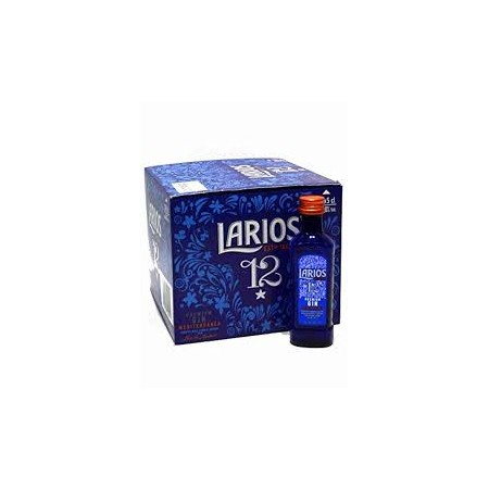 mini whisky larios 12 anos 5cl x 20 unidades