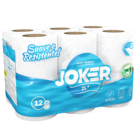 papel higienico 12 rollos joker pack 9x12