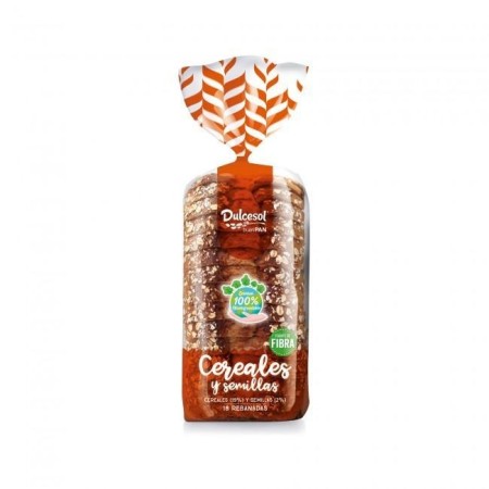 pan de molde 15 cereales dulcesol