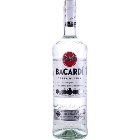 bacardi 1l carta blanca
