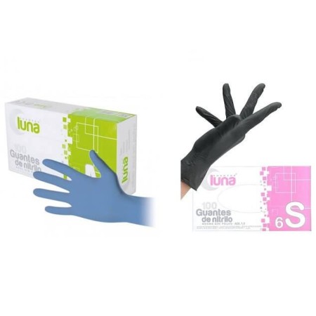 guantes nitrilo talla s caja 100 unidades