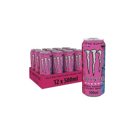 monster ruby 50cl x 12unidades