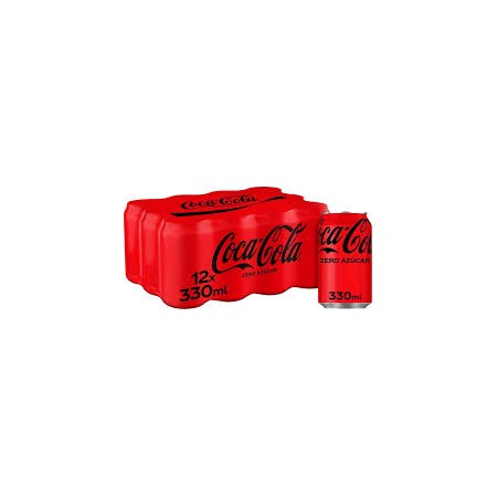 coca cola l33cl zero pack 12 unds