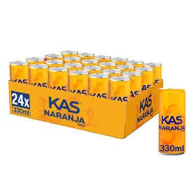 kas l33cl naranja pack 24