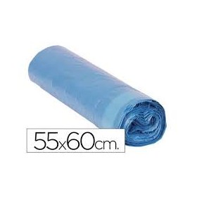 bolsa azul 55x60 galga 70 autocierre 30l