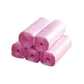 bolsa rosa 55x60 galga 130 autocierre 30l