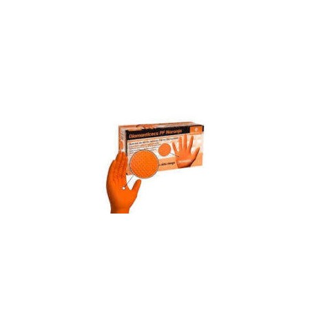 guantes diamanticecs pf naranja l