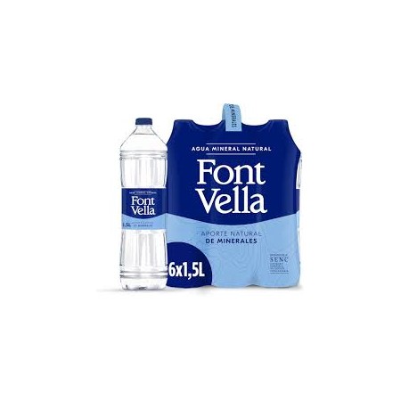 font vella 15 l pack 6 unds