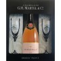 champagne martel rose brut pack 2 copas 75 cl