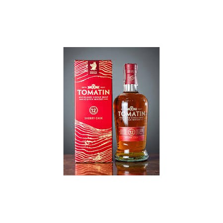 whisky tomatin sherry cask single malt 12 anos 70cl