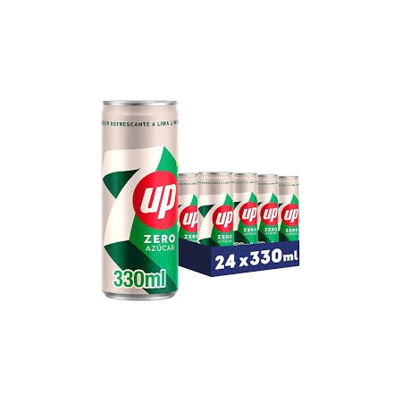 7up zero lata 33cl x 24 unidades