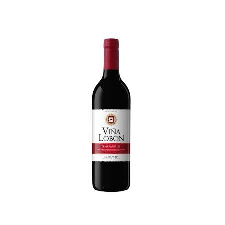 vino vina lobon 75cl tempranillo caja 6 unds
