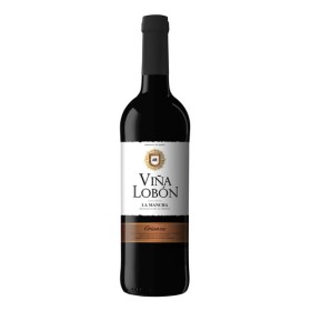 vino vina lobon 75cl crianza caja 6 unds