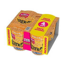 yatekomo 60g pollo pack 4 unds