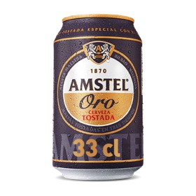 cerveza amstel oro lata 33cl x 10 unidades
