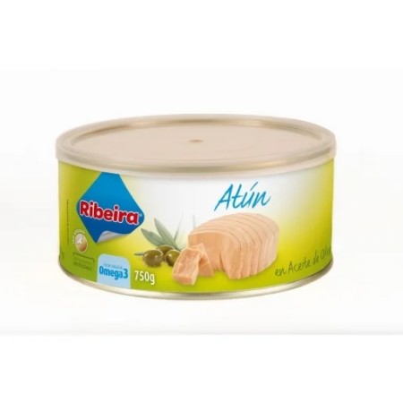 atun riveira en aceite oliva lata 750g