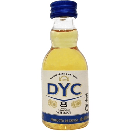 mini whisky dyc 8 anos