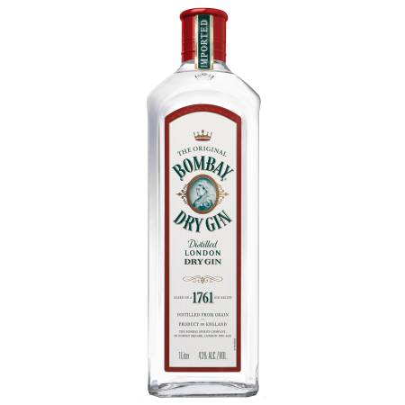 dry gin bombay 1l