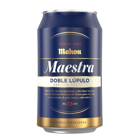 cerveza mahou maestra lata 33cl x 12 unidades