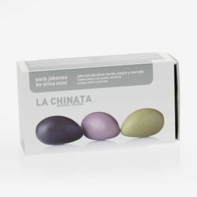 pack jabones oliva mini la chinata 3 unidades x 25gr