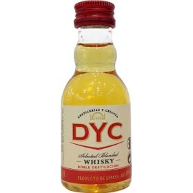 mini whisky dyc 5cl x 20 unidades