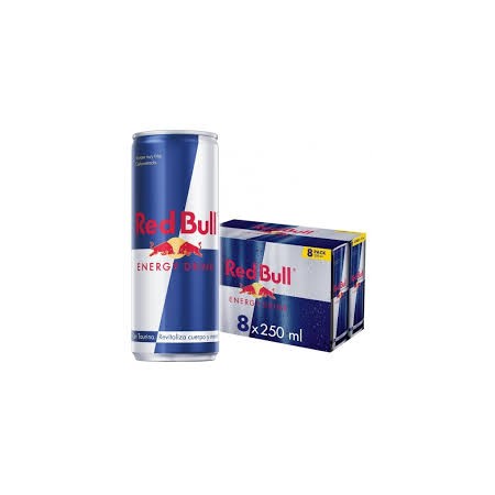 red bull 25cl x 8 unidades