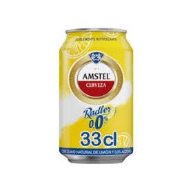 cerveza amstel radler 00 lata 33cl x 12 unidades