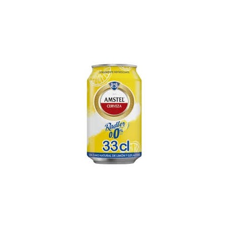 cerveza amstel radler 00 lata 33cl x 12 unidades