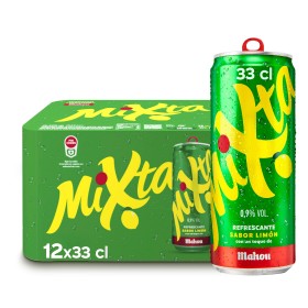 cerveza mahou mixta lata 33cl x 12 unidades