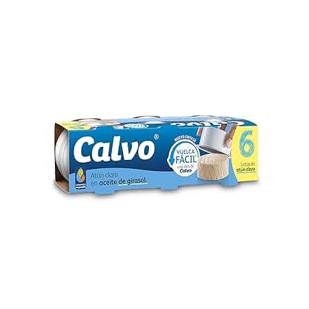 atun claro calvo girasol abrefacil pack 6 unidades