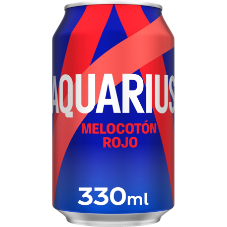 aquarius melocoton lata 33cl x 24 unidades