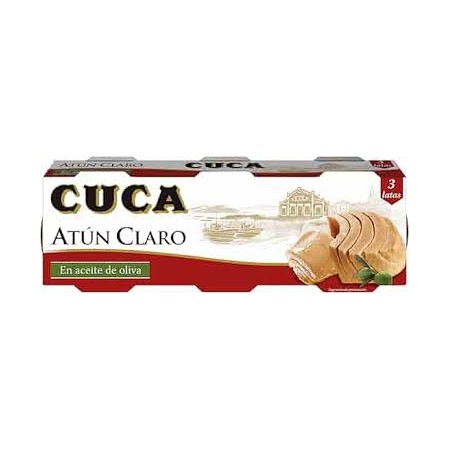 atun cuca aceite oliva pack 3 unidades